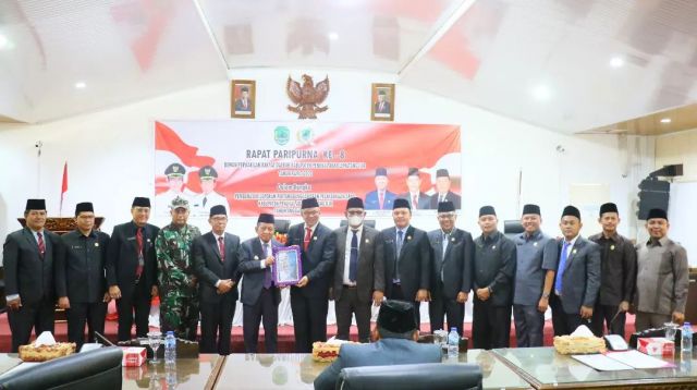 DPRD PALI Laksanakan Rapat Paripurna ke-8 Tahun 2022