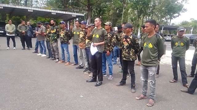 PPM PALI Gelar Aksi Damai, Tuntut Perbaikan Jalan dan Kepedulian Perusahaan