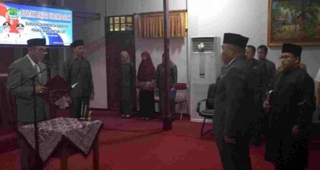 Bupati PALI Lantik Zahron Sebagai Sekda, Gantikan Robby 