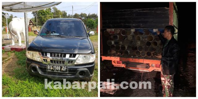 Empat Pencuri Besi Kembali diamankan. Salah Satunya Oknum Aparat
