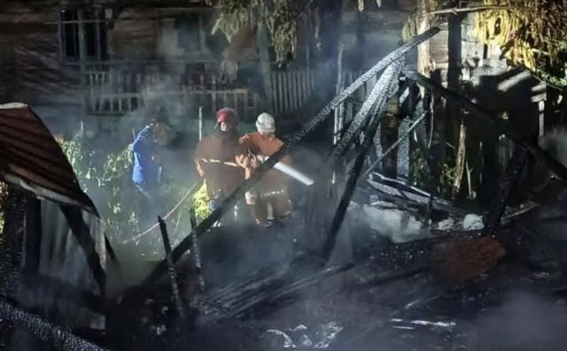 Satu Rumah di Talang Akar PALI Hangus Terbakar, Diduga Akibat Obat Nyamuk