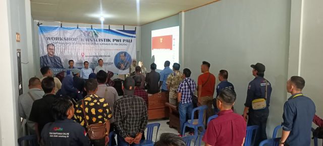 Workshop Jurnalistik PWI PALI, Wartawan Diajak Melek Media Sosial dan UU ITE
