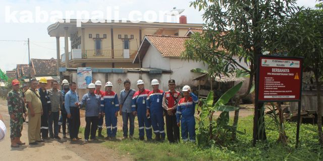 Utamakan Keselamatan Warga, Pertamina dan KKKS Tinjau ROW di Pengabuan