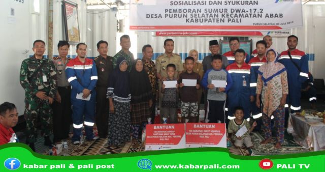Syukuran Sumur DWA 17.2, Adera Field Salurkan Bantuan pada Warga Sekitar