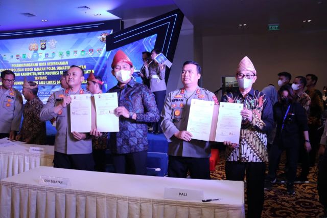 Bupati PALI-Kapolda Sumsel Jalin Kerjasama Penerapan ETLE