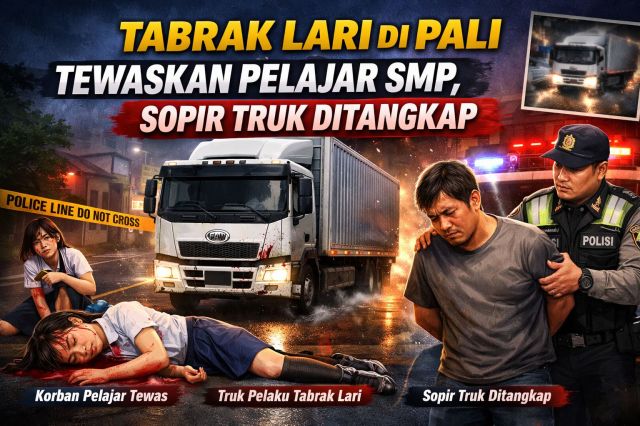 Tabrak Lari di PALI Tewaskan Pelajar SMP, Sopir Truk Berhasil Ditangkap