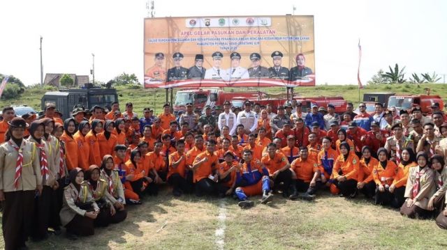 Sinergi TNI-Polri dan Swasta, BPBD PALI Mantapkan Kesiapan Hadapi Karhutla 2025