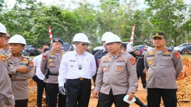 Heri Amalindo Bersama Polda Sumsel Letakkan Batu Pertama Rumah Negara