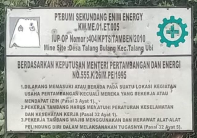 Tujuh Bulan Menambang, Ternyata BSEE Tak Ada Kontribusi Ke PAD PALI