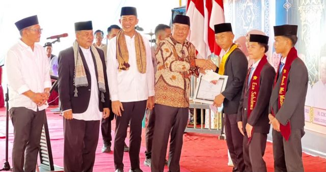 Pimpinan Ponpes Modern Ar-Rozi Apresiasi Kehadiran Wagub Sumsel Cik Ujang di Harlah ke-22