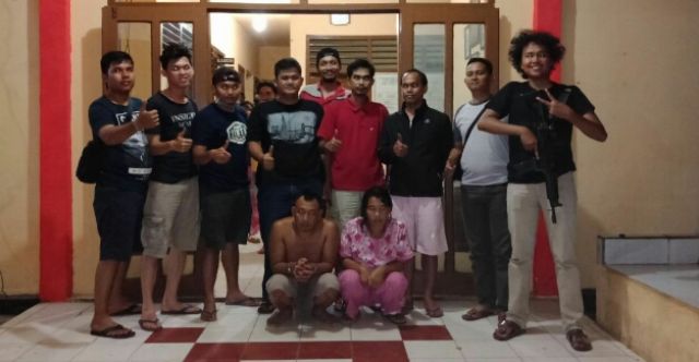Nyambi Jualan Sabu, Pasutri Pemilik Warkop digelandang ke Sel Tahanan